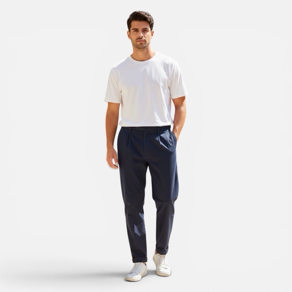 Polo Ralph Lauren Pleated Pants Mens Size 40Wx31L Classic Fit Chino Navy